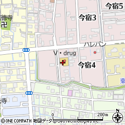 Ｖ・ｄｒｕｇ中部薬品　大垣東店周辺の地図