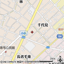 愛知県江南市小杁町千代見144周辺の地図