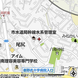 神奈川県秦野市尾尻448-10周辺の地図