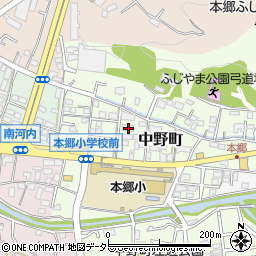 神奈川県横浜市栄区中野町29周辺の地図