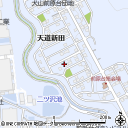 前原団地周辺の地図