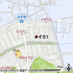 神奈川県茅ヶ崎市みずき3丁目12-3周辺の地図