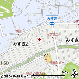 神奈川県茅ヶ崎市みずき2丁目12-5周辺の地図