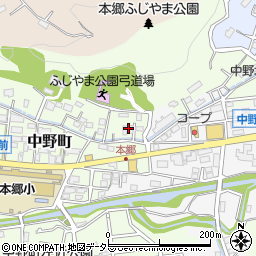 神奈川県横浜市栄区中野町56周辺の地図