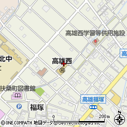 愛知県丹羽郡扶桑町高雄堂子169周辺の地図