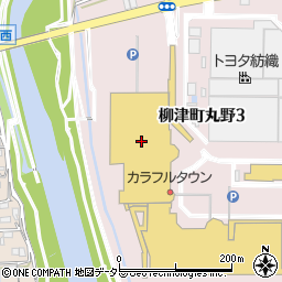 ゆうちょ銀行カラフルタウン岐阜内出張所 ＡＴＭ周辺の地図
