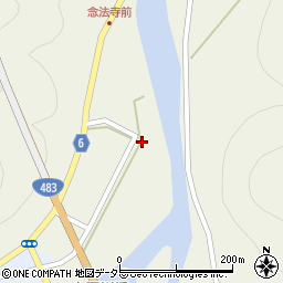 兵庫県養父市十二所1504周辺の地図