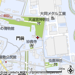 愛知県犬山市前原門前4周辺の地図