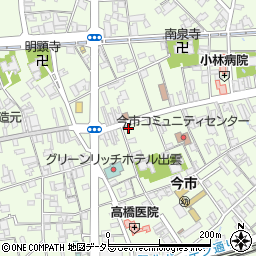 島根県出雲市今市町1540-2周辺の地図