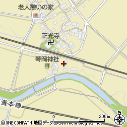 滋賀県米原市村木1093周辺の地図