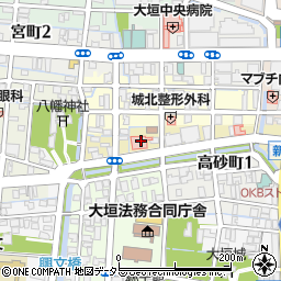 大垣市急患医療センター周辺の地図