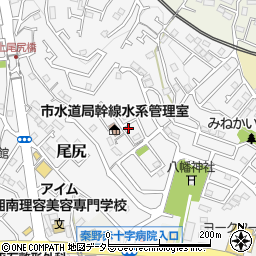 神奈川県秦野市尾尻448-8周辺の地図