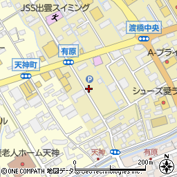 島根県出雲市渡橋町704周辺の地図