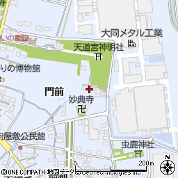 愛知県犬山市前原門前4-13周辺の地図