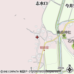 愛知県犬山市今井観音堂118周辺の地図