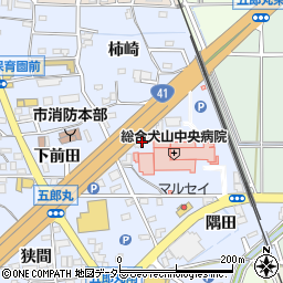 犬山中央病院第６ビル周辺の地図