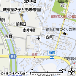 愛知県犬山市前原東野畔2-1周辺の地図