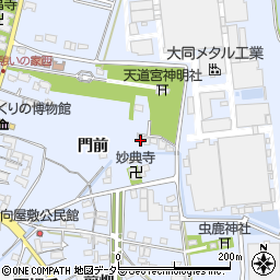 愛知県犬山市前原門前4-15周辺の地図