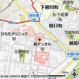 日本調剤笠松薬局周辺の地図