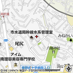 神奈川県秦野市尾尻448-7周辺の地図