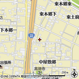 愛知県一宮市北方町北方東本郷下204周辺の地図