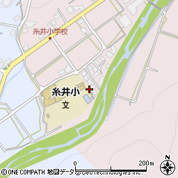 糸井学童クラブ周辺の地図