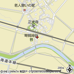 滋賀県米原市村木1092周辺の地図