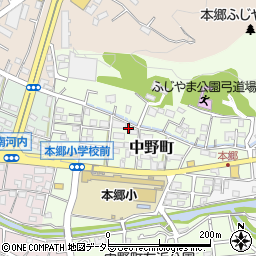神奈川県横浜市栄区中野町28周辺の地図