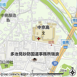 中京高等学校周辺の地図
