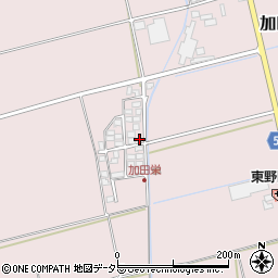 滋賀県長浜市加田町1194-14周辺の地図