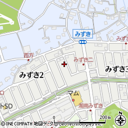 神奈川県茅ヶ崎市みずき2丁目12-14周辺の地図