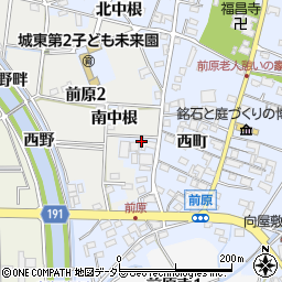 愛知県犬山市前原東野畔94周辺の地図
