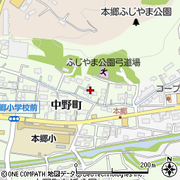 神奈川県横浜市栄区中野町53-5周辺の地図
