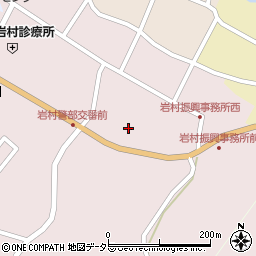 トヨタケ工業株式会社　岩村工場周辺の地図