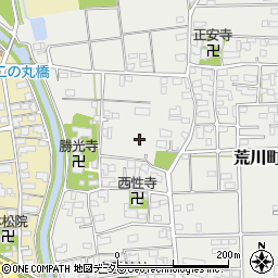 岐阜県大垣市荒川町206周辺の地図