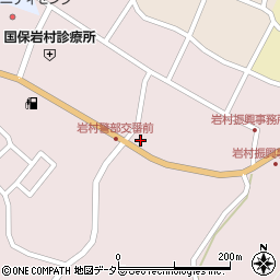 鈴一物産株式会社　岩村営業所周辺の地図