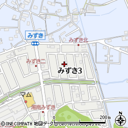 神奈川県茅ヶ崎市みずき3丁目12-17周辺の地図