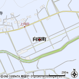 京都府綾部市向田町周辺の地図