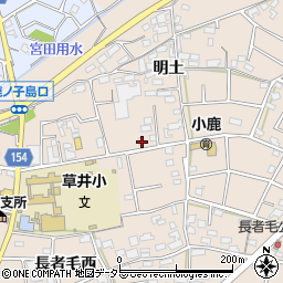 愛知県江南市小杁町明土95周辺の地図
