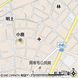 愛知県江南市小杁町林379周辺の地図