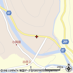 兵庫県養父市小路頃350周辺の地図