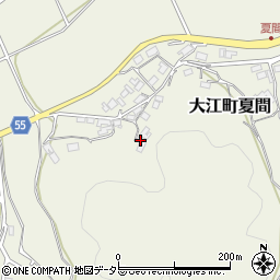 京都府福知山市大江町夏間282周辺の地図