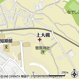 神奈川県秦野市上大槻周辺の地図
