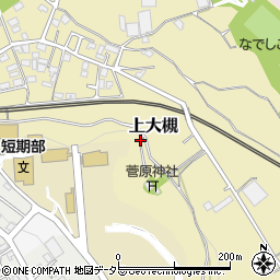 神奈川県秦野市上大槻周辺の地図