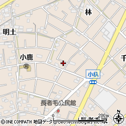 愛知県江南市小杁町林382周辺の地図