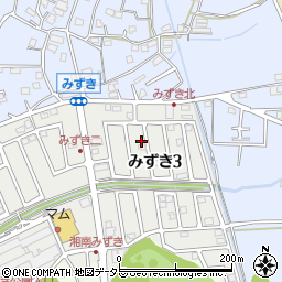 神奈川県茅ヶ崎市みずき3丁目12-15周辺の地図