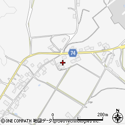 京都府綾部市上杉町（上藤重）周辺の地図