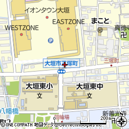 ＧＲＡＮＤＤＥＳＩＧＮ　大垣店周辺の地図