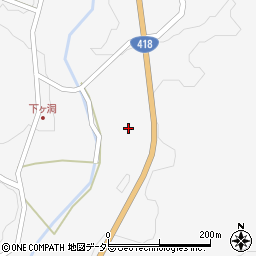 岐阜県恵那市山岡町久保原1052周辺の地図