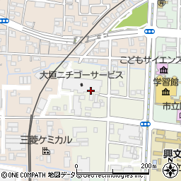 岐阜県大垣市西崎町3丁目周辺の地図